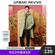 UR2025春季新款男裝時尚休閑寬松百搭長款翻領(lǐng)風(fēng)衣UMU150011 卡其綠 XL