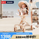 普洛可（PLAYKIDS）X6-5遛娃神器推車帶餐盤換向輕便高景觀溜娃可坐可躺易折疊嬰兒車 【京倉發(fā)貨】X6-5MAX天使之翼