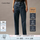 Calvin KleinJeans四季款女ck經(jīng)典美式潮流復(fù)古微彈高腰寬松版牛仔褲J225380 1BJ-牛仔藍 25