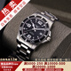 【二手99新】浪琴（LONGINES）康卡斯系列男表運動系列自動機械男士腕表二手奢侈品腕表 41mm黑鋼L3.742.4.56.6 888機芯