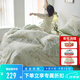 多喜愛(ài)家紡全棉四件套100純棉被套床單四件套單人三件套法式花卉被罩雙 普羅旺斯的春天【雪紡荷葉邊款】 1.8米床四件套 床單款 被套230*229cm