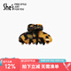 She's茜子輕簡(jiǎn)復古醋酸板材小號抓夾玳瑁色鯊魚(yú)夾生日禮物送女友