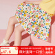 ASK JUNIOR女童褲子純棉夏季涼感中大童碎花滿印短褲小清新裙褲甜美童裝半裙 花色 140