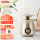 膳魔師（THERMOS） 養(yǎng)生壺玻璃燒水壺煮水果茶花茶大容量多功能煮茶器養(yǎng)生杯電熱水壺花茶壺if獲獎(jiǎng)產(chǎn)品禮物EHA-1353A 香檳金 0.75L