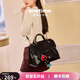 ONETIME翻蓋雙肩包女款2025年最新款女士輕便斜挎包開(kāi)學(xué)禮物送女生 黑色