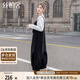 絲柏舍寬松款背帶褲2025春夏新款時(shí)尚簡(jiǎn)約氣質(zhì)慵懶風(fēng)連體褲