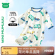 迷你木木屋嬰兒衣服連體衣夏男女童長袖空調(diào)服哈衣寶寶爬服睡衣 玩具車 100