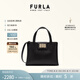 芙拉（FURLA）【七夕禮物】1927牛皮中號女士上班族休閑通勤大容量手提包托特包 黑色