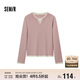 森馬（Semir）森馬毛衣女短款假兩件含羊毛針織衫24冬新款保暖內搭109724107015