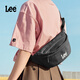 Lee單肩包女時(shí)尚斜挎包男腰包通勤胸包學(xué)生運動(dòng)百搭輕便背包 曜石黑