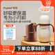 世喜保溫杯嬰幼兒寶寶保溫杯嬰兒水杯316不銹鋼外出便攜280ml 保溫杯+棕（杯套） 280ml