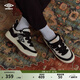 茵寶（Umbro）[羅一舟同款]幸運(yùn)面包鞋板鞋運(yùn)動(dòng)鞋男鞋復(fù)古休閑鞋女鞋 黑色/香草黃（男款） 42