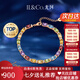 IL&CO尤珂「花彩綾」天然彩寶石手鏈女銀碧璽手串七夕情人節(jié)禮物送女友 【聚財(cái)納?！?克拉多色寶石手鏈