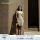 Calvin Klein女包【七夕禮物】ck小眾休閑通勤字母鏈條單肩斜挎馬鞍包4K3034G UB1-太空黑 OS