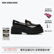ANN ANDELMAN【沈月同款】官方直營(yíng)鞋樂(lè )福鞋女羊皮厚底黑皮鞋 黑色 （建議拍大一碼） 37