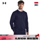 安德瑪（UNDERARMOUR）男子圓領(lǐng)高爾夫運動保暖抓絨衛(wèi)衣1373675 藍色410 XL