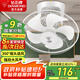 鉆石牌吸頂扇家用吊扇樓頂扇學(xué)校宿舍16寸吊頂電風(fēng)扇360°搖頭風(fēng)扇吸頂式工程扇銅線電機(jī)FD-40