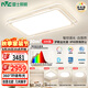 雷士（NVC）燈具全光譜吸頂燈客廳大燈聲控LED北歐奶油風(fēng)護(hù)眼白悠然包安裝