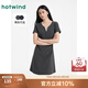 熱風(fēng)（Hotwind）連衣裙2025年夏季新款女士假兩件收腰連衣裙韓版顯瘦T恤長(zhǎng)裙 09灰色 S