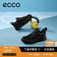 愛(ài)步（ECCO）休閑鞋男 網(wǎng)面透氣輕盈徒步舒適運動(dòng)跑步鞋 靈動(dòng)525254 黑色42