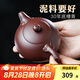古悅堂 宜興紫砂壺套裝名家純?nèi)止ぷ仙安鑹?泡茶壺功夫茶具如意西施壺 【單壺】