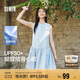森馬（Semir）連衣裙女防曬背心裙溫柔2025夏蝴蝶結(jié)A字短裙少女感109325114030
