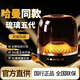哈曼德國【柏林之聲】藍(lán)牙音箱哈曼卡頓音效無線便捷式藍(lán)牙音響琉璃四代桌面戶外擴(kuò)音器K歌高音質(zhì) 黑色【琉璃四代+RGB氛圍燈】