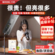 貝陽(yáng)（beiyang）19寸直播攝影補光燈 80W平板直播燈柔光直播設備全套珠寶植物靜物美顏室內專(zhuān)業(yè)美食桌面美顏燈