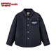 LEVI'S李維斯童裝兒童棉服2025秋冬新款牛仔外套男童女童防風(fēng)保暖上衣