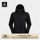 KAILAS凱樂(lè )石獵風(fēng)沖鋒衣女FILTERTEC 2L防水戶(hù)外防風(fēng)透氣連帽登山外套 墨黑 M