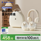 小白熊SnowBear吸奶器免手扶電動(dòng)全自動(dòng)熱敷便攜掛脖式雙邊吸乳器收納包組合8909