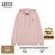 Teenie Weenie小熊卡通連帽衛(wèi)衣女2025冬季新款女衛(wèi)衣 粉色 S