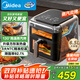 美的（Midea）蒸汽炎烤空氣炸鍋上下雙熱源 家用大容量6.5L 上下雙可視大視窗 微波爐烤箱一體機三合一KZC6501