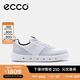 愛(ài)步（ECCO）板鞋男 男士休閑鞋拼色厚底男鞋明星同款 街頭720 520814 HL 水泥灰/白色52081454301 42