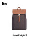 ITOPORCINI BACKPACK系列 商務(wù)旅行時(shí)尚電腦包女士雙肩包暮棕16L