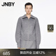 江南布衣（JNBY）【商場同款】24冬新品羊毛針織衫翻領(lǐng)收腰5OA310880 073/雜煙灰 M
