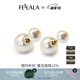 翡拉拉（fellala）時(shí)尚耳釘女 日韓國簡約雙面耳環(huán)人造仿珍珠耳飾送閨蜜送女友禮物 商場同款