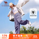 駱駝（CAMEL）直筒梭織工裝長(cháng)褲女防潑水百搭傘兵褲 C24CA6L6619 拂袖紫 S