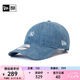 NEW ERA 【七夕禮物】紐亦華MLB軟頂棒球帽NY小標刺繡牛仔彎檐940/920/CC 13094673-藍色 OSFM