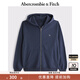 ABERCROMBIE & FITCH男裝女裝情侶裝25春季經(jīng)典小麋鹿運動風(fēng)寬松連帽衛(wèi)衣KI122-5251 海軍藍(lán) M (180/100A)
