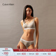 Calvin Klein內衣女士莫代爾混紡舒適上托ck輕運動(dòng)無(wú)鋼圈軟支撐薄墊背心式文胸 P7A-椰青灰 M
