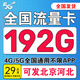 中國(guó)廣電 CHINA BROADNET流量卡純上網(wǎng)電話卡手機(jī)卡大王卡星卡廣電流量卡全國(guó)通用無(wú)限流量套餐無(wú)合約 通用卡-29元192G通用+可發(fā)北京、河北