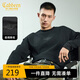 卡賓【280G重磅平紋】純棉T恤男3D印花設計美式休閑風(fēng)秋季長(cháng)袖T恤