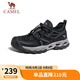 駱駝（CAMEL）男士網(wǎng)面透氣戶外涉水溯溪涼鞋運動休閑鞋 G14S307031 墨黑 42