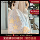 CALWAN KEODH雙肩包女2024新款時(shí)尚設(shè)計(jì)感小眾書包初中生高中大學(xué)生背包電腦包 【淡藍(lán)色】實(shí)用高顏值簡(jiǎn)約大容量通勤旅行包百搭