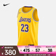 耐克（NIKE）洛杉磯湖人隊(duì) Icon Edition 男子速干透氣網(wǎng)眼熱熔夏季潮流球衣 DN2009-733 L