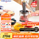 東菱（Donlim）絞肉機家用輔食機 多功能碎肉切菜 磨粉料理機 套娃收納佐料機可剝蒜DL-5028玻璃款