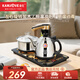 金灶（KAMJOVE）自動(dòng)上水電熱水壺 泡茶專(zhuān)用電茶爐茶具套裝茶臺燒水壺保溫一體全自動(dòng)恒溫水壺K6 0.9L 【23*37cm】