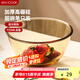 美廚（maxcook）高硼硅玻璃碗 耐熱玻璃碗湯碗泡面碗 920ml琥珀色中號MCFT6654