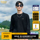 卡賓（CABBEEN）【發(fā)熱羊毛絨】花卉提花毛衣男2024秋冬新款寬松針織衫黑白色 煤黑色01 XL /180/52